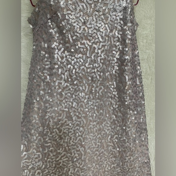 Kontagious Women’s Rose Gold (Nude Bottom)Short Prom Sequins Dress Sz S PreOwned - Picture 2 of 9